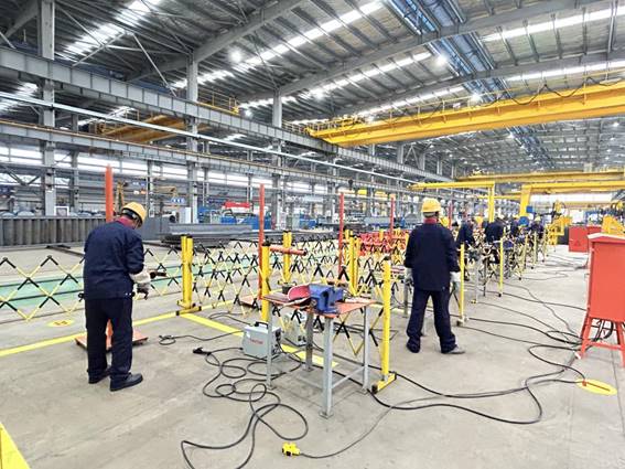 公司舉辦電焊工、電工技術(shù)比武